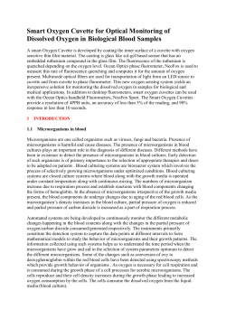 Smart Oxygen Cuvette for Optical Monitoring of Dissolved Oxygen in