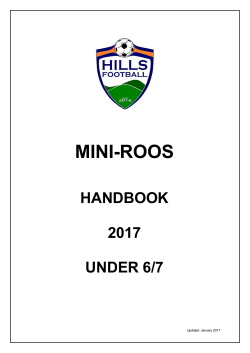 MINI-ROOS - Hills Football Association