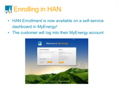 Enrolling in HAN