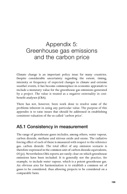 Greenhouse gas emissions and the carbon price - ANU Press