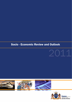 Socio Economic Review and Outlook 2011