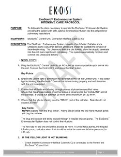 ICU Protcol EkoSonic Mach4e