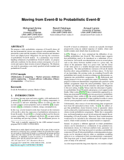 Moving from Event-B to Probabilistic Event-B