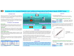 Evaluation of a New Automated Method for Lactic Acid