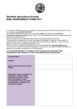 Risk Assessment 2017