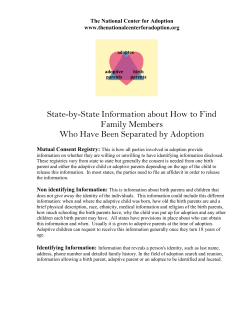 State-by-State Information about How to Find Family Members Who