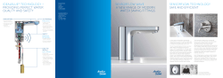 sensorflow wave a new range of modern water saving fittings