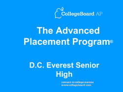 AP Exam - DC Everest Website has moved!