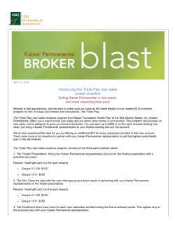 Introducing the Triple Play new sales broker incentive