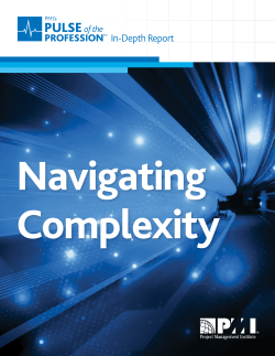 Navigating Complexity Report | PMI Pulse of Profession