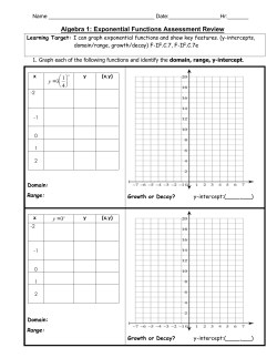 Exponential Assessment Review