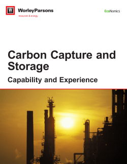 Carbon Capture and Storage