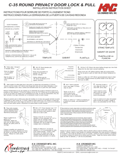 c-35 instruction sheet