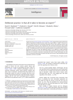 Deliberate practice - Scott Barry Kaufman