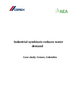 Industrial symbiosis reduces water demand
