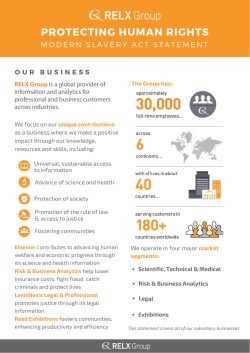 Modern Slavery Act Statement