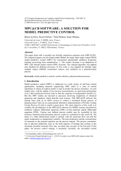 MPC@CB Software