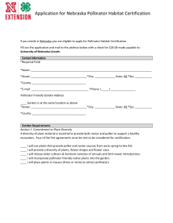 plant list - UNL Entomology - University of Nebraska&ndash;Lincoln