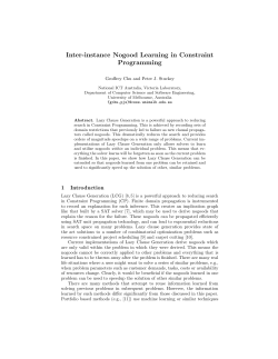 Inter-instance Nogood Learning in Constraint Programming