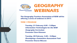 Sharon Mclean GTA Webinar Setting a Summative task