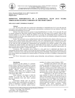 improving performance of a basketball team (10