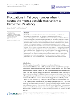Fluctuations in Tat copy number when it counts the most: a possible