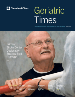 Primary Stroke Center Designation Ensures Best Outcome