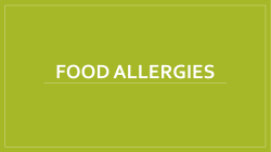 Food allergies - Fort Bend ISD