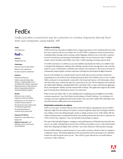 FedEx - Adobe