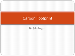 Carbon Footprint