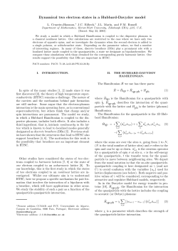 Dynamical two electron states in a Hubbard
