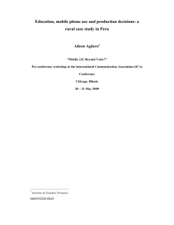 Education, mobile phone use and production decisions