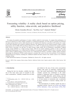 Forecasting volatility: A reality check based on option pricing, utility