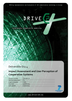 DRIVE C2X Deliverable