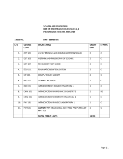 (ED) Biology