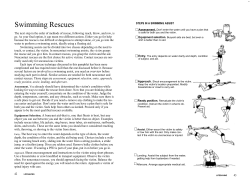 Swimming Rescues - For help you can call