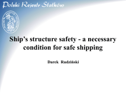 Ship`s structure safety
