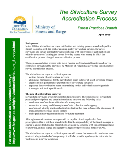 PO - Ministry of Forests, Lands and Natural Resource Operations