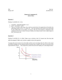 Lecture Notes #1