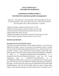 JTO-D-13-00405 Revision 1 SUPPLEMENTARY INFORMATION C