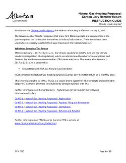 Carbon Levy Remitter Return Instruction Guide