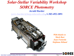 Harder&ndash;SORCE Photometry