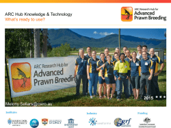 21 Melony Sellars ARCHubKnowledgeTechnology_APFA