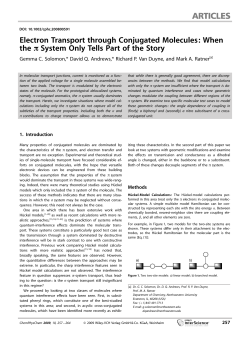 Electron Transport through Conjugated Molecules: When the [pi