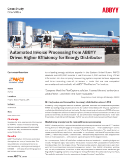 automated invoice processing from abbyy drives higher efficiency for
