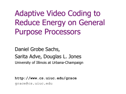 Energy - Sarita Adve`s Research Group