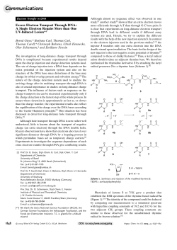 Excess Electron Transport Through DNA: A Single Electron Repairs