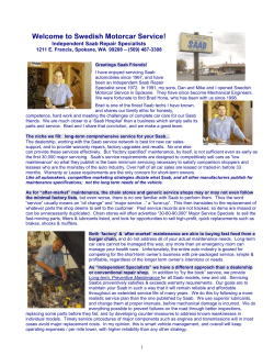 Full Version: Welcome to Swedish Motorcar Service! Flyer. Oct. 2005