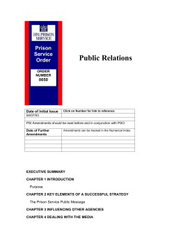 PSO 0050 - Public Relations