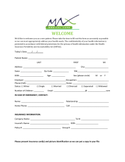 Consent to Treat a Minor